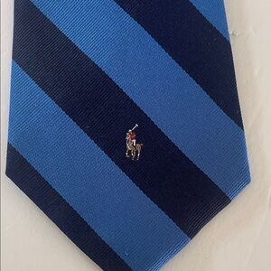 Polo by Ralph Lauren Navy and Light Blue Tie